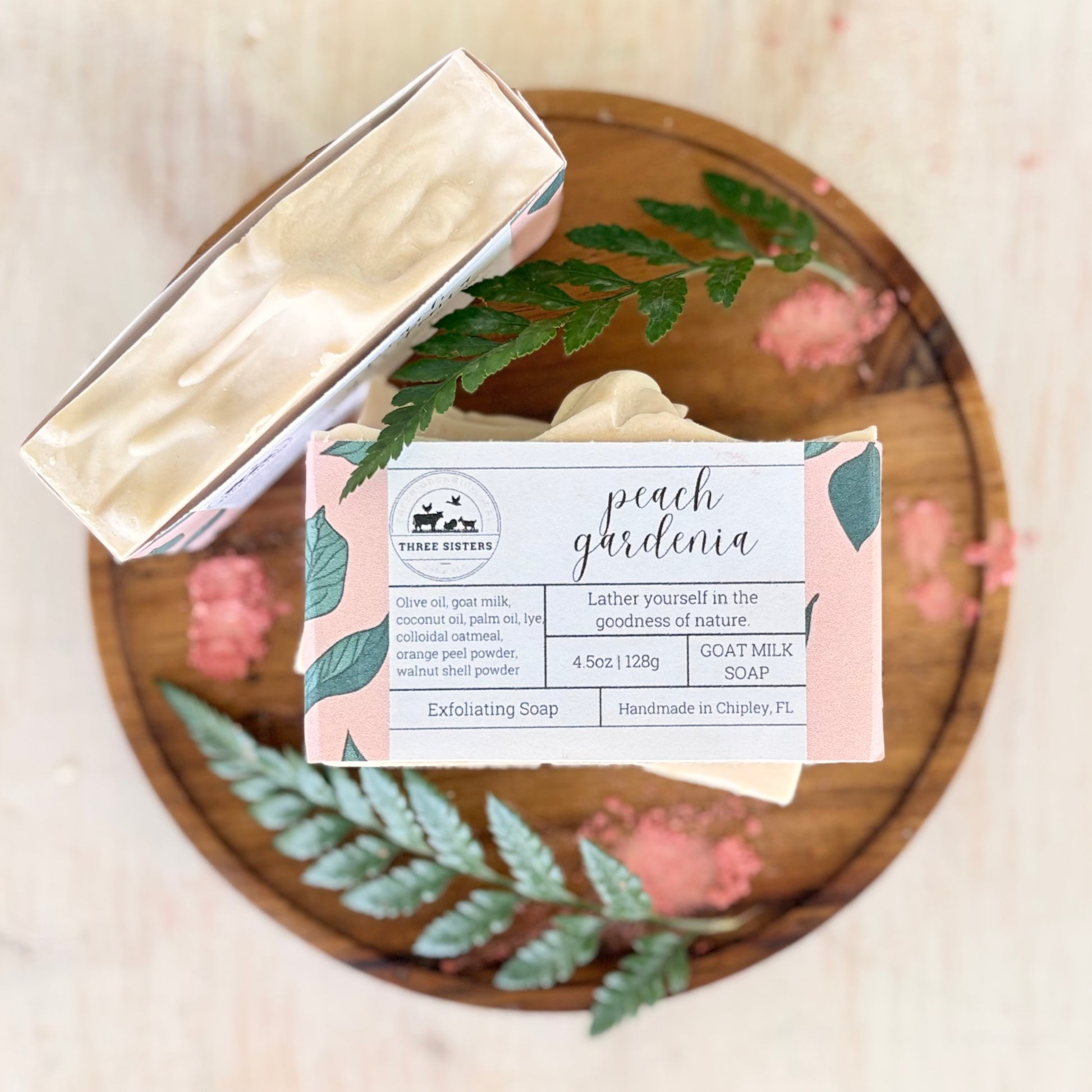 Peach Gardenia Goat Milk Soap