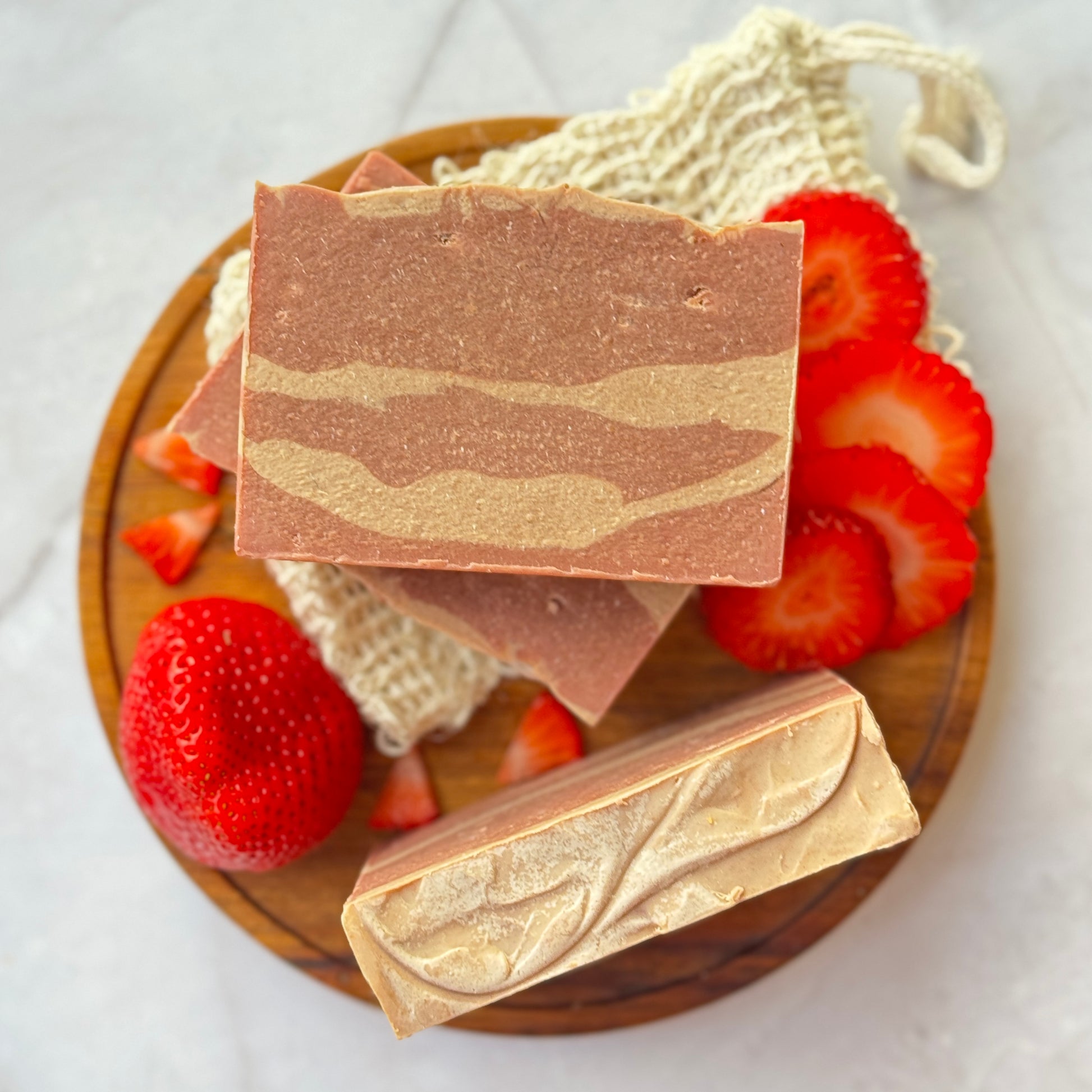 Strawberry Milkshake Goat Milk Soap