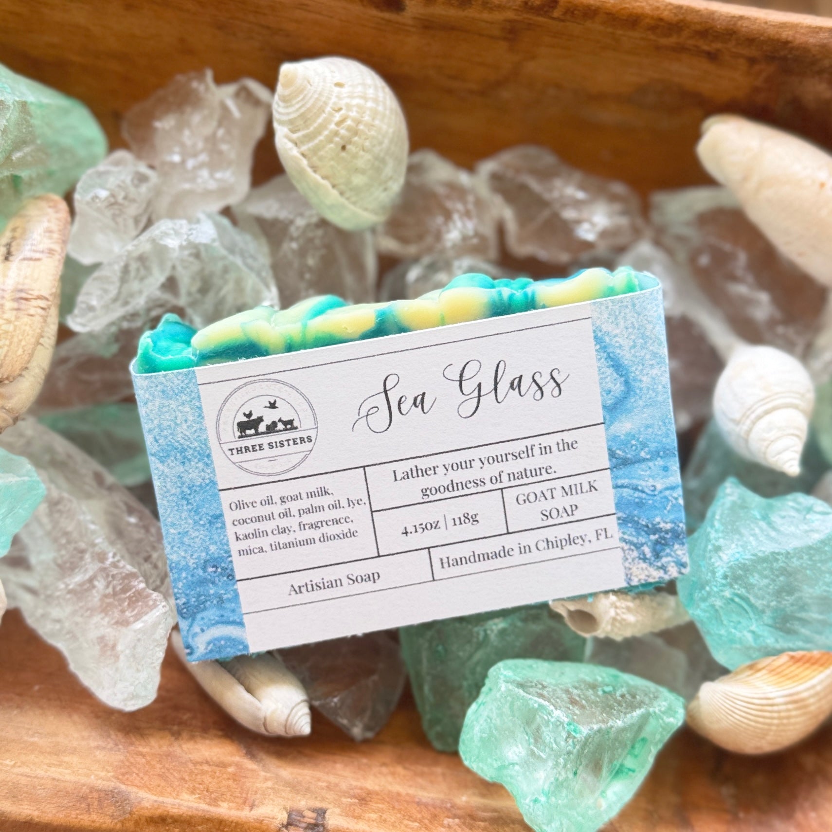 Sea Glass Goat Milk Soap