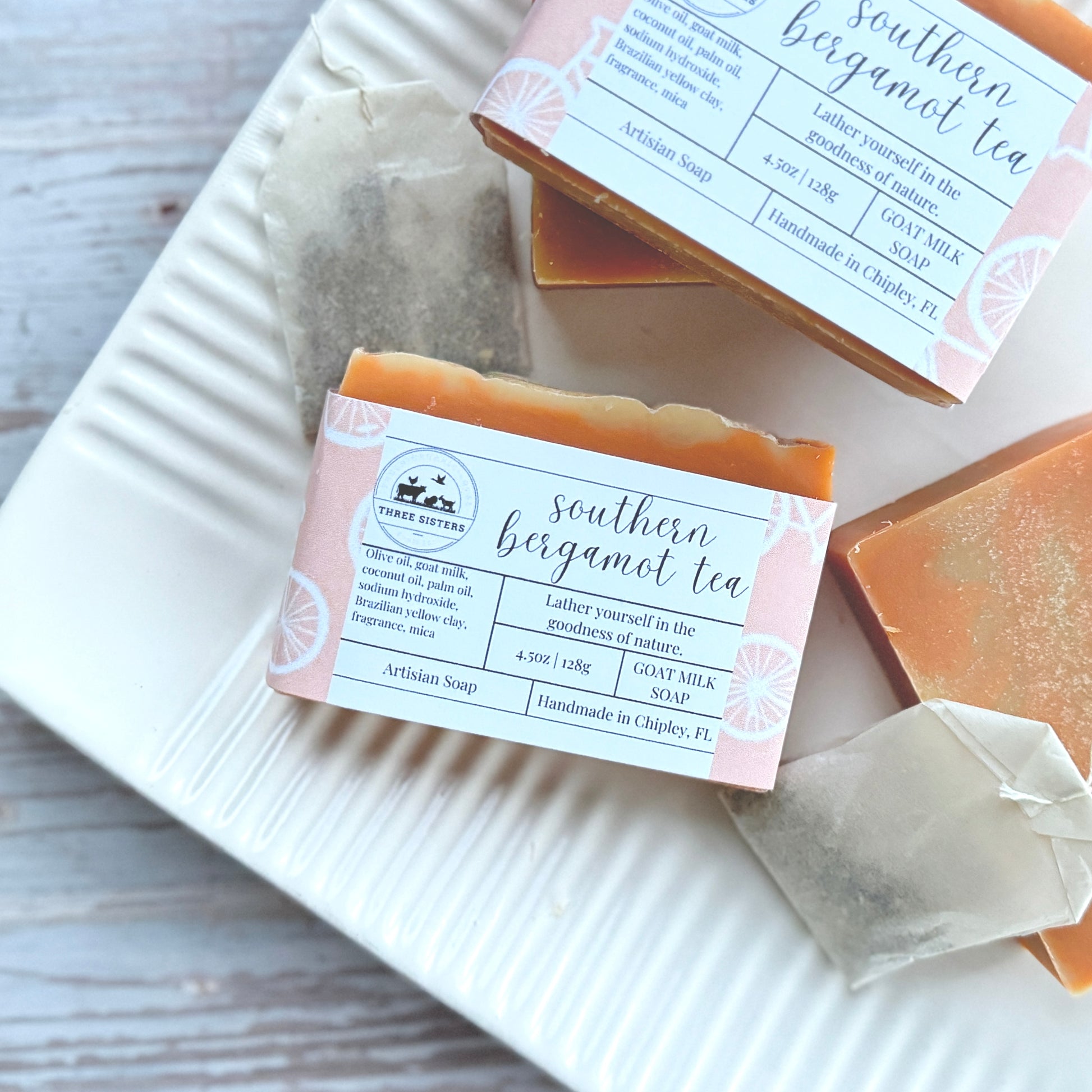 Southern Bergamot Tea Goat Milk Shampoo Bar