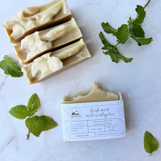 Fresh Mint & Eucalyptus Goat Milk Soap