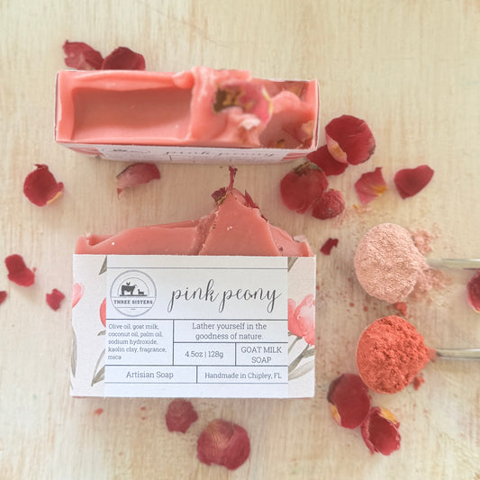 Pink Peony Goat Milk Soap